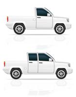 car pick-up vector illustration