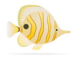 Ilustración de vector de peces de acuario