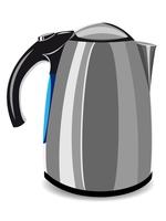 electric kettle vector illustration