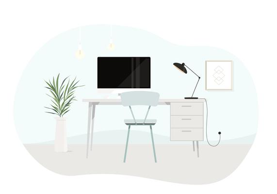 Vector Livingroom Illustration