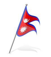 flag of Nepal vector illustration