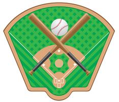 ilustración vectorial de béisbol vector