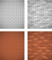 wall of white and red brick seamless background vector