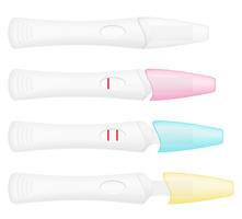 pregnancy test vector illustration