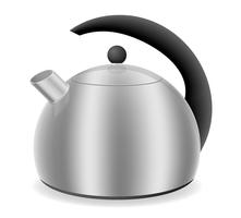 kettle for gas cooker vector illustration