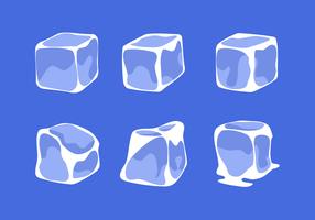 Simple Ice Cube Clipart Vector