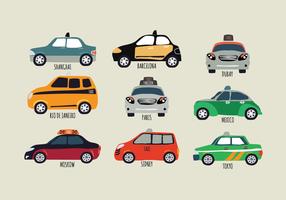 Taxi or Commercial Vehicle vector