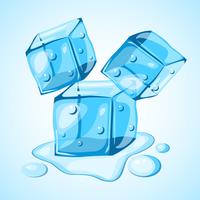 Vector de imágenes prediseñadas de cubo de hielo