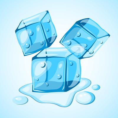 Ice Cube Clipart Vector