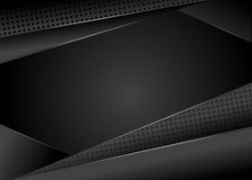 Halftone Black Background vector