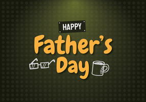 Happy Fathers Day Greetings vector