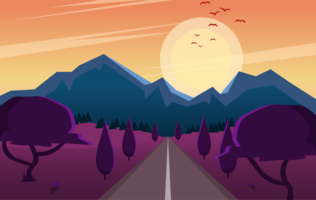 Vector Landscape illustration