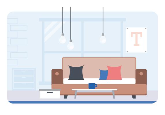 Vector Livingroom Illustration