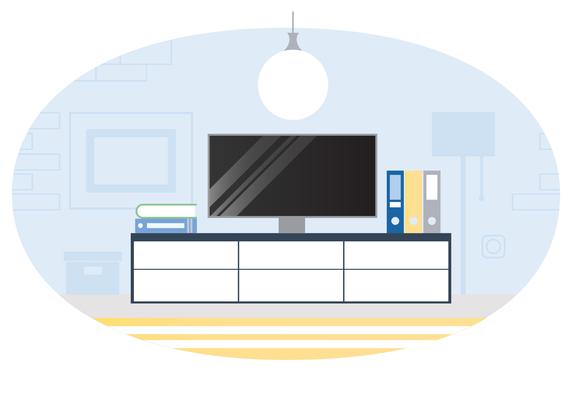 Vector Livingroom Illustration