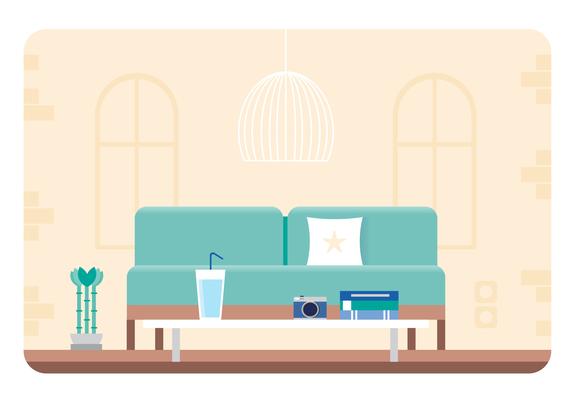 Vector Livingroom Illustration