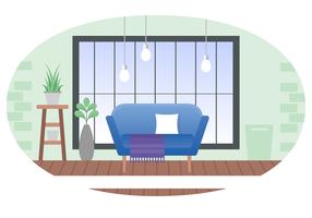 Vector Livingroom Illustration