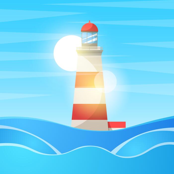 Free Lighthouse Vector 106958 Vector Art at Vecteezy
