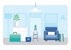 Vector Designer Room Illustration 