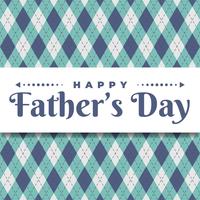 Happy Father's Day Greeting Card Template vector