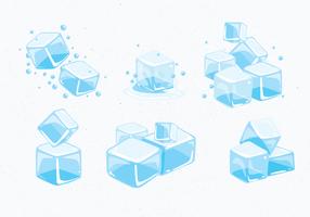 Vector de imágenes prediseñadas de cubo de hielo