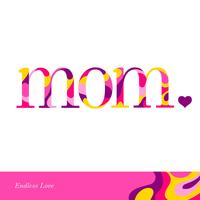 Paint Splash Mom Typography