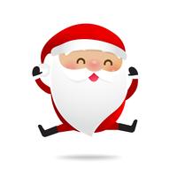 Happy Christmas character Santa claus cartoon 009 vector