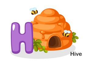 H for hive vector