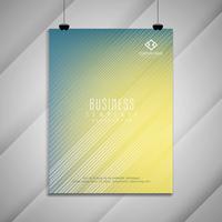 Abstract colorful geometric business brochure template design vector