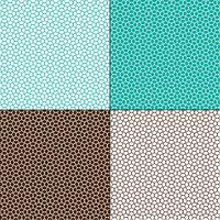 turquoise blue and brown Moroccan undulating geometric patterns.eps vector