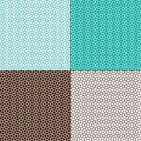 turquoise blue and brown Moroccan undulating geometric patterns.eps vector