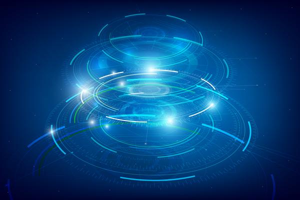 Abstract HUD technology background 008