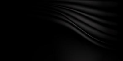 black stage curtain wallpaper and studio room banner background vector