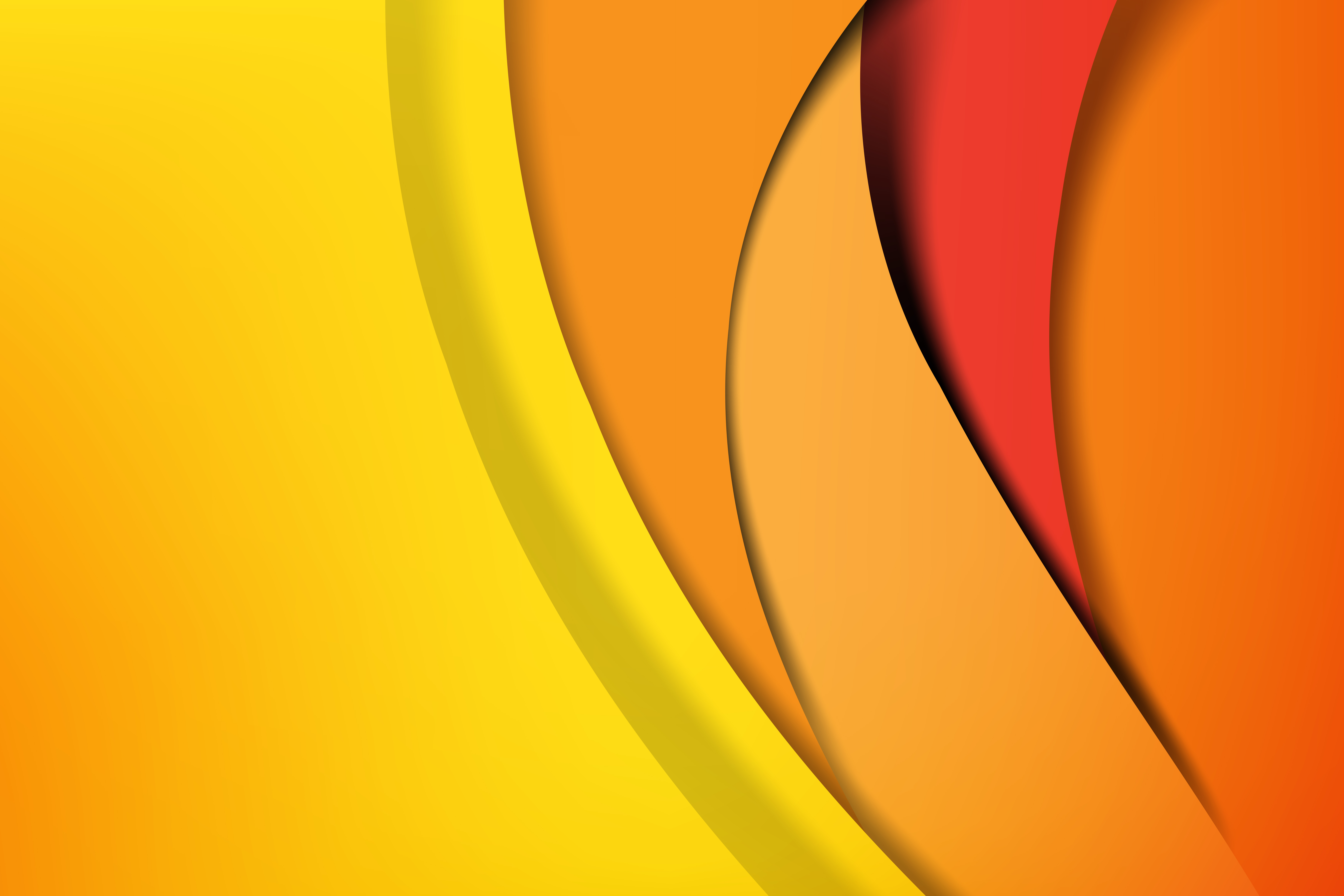 Orange And Yellow Abstract Background Dark And Black Layer