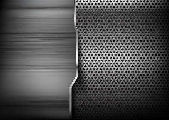 Abstract background hold polished metal 006