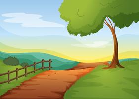 Paisaje rural vector