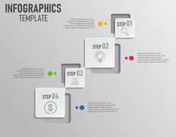 Black and white Infographics of business presentation