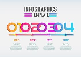 Vector modern Infographic 3d label, template design.