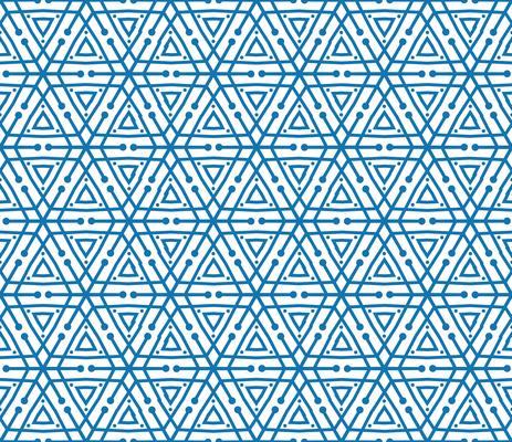 Snowflake tile pattern Winter holiday ornament Geometric texture