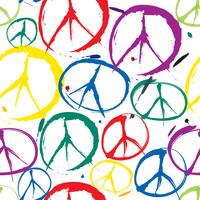 peace sign pattern Peace symbol seamless background. Peace. Peac vector
