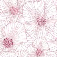 Floral seamless pattern. Flower background. Flourish spring garden vector