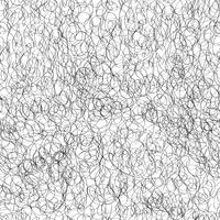 Abstract messy doodle seamless pattern. Swirl chaotic lines vector