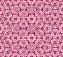 Oriental flower pattern Abstract floral ornament Swirl fabric background vector