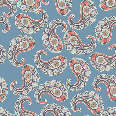 Floral seamless background. Oriental ornament. Flower pattern.