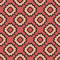 Seamless flower pattern. Abstract floral ornament. Oriental Texture vector