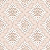 Seamless flower pattern Abstract floral ornament. Oriental fabric texture vector
