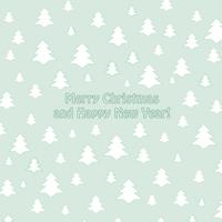 Merry Christmas greeting card design. Winter holiday snow background vector