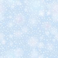 Snow seamless pattern Christmas Winter holiday background vector