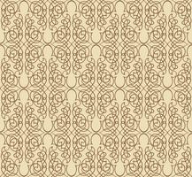 Swirl floral pattern. Abstract ornament. Brocade seamless background vector