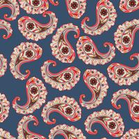 Floral seamless background. Oriental ornament. leaves pattern. vector