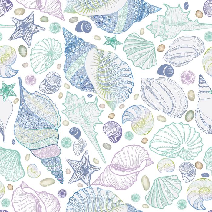 Sea Shell Pattern Vector Art, Icons, and Graphics for Free Download